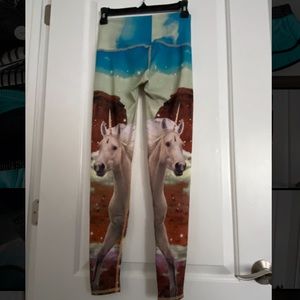 Teeki Yoga Pants, Unicorn, size small